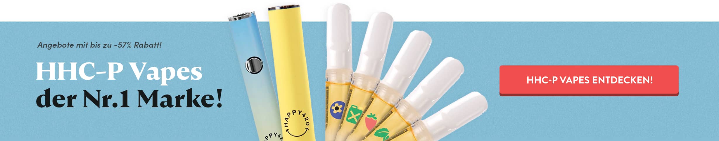 Happy420 HHC-P Vapes - Auswahl