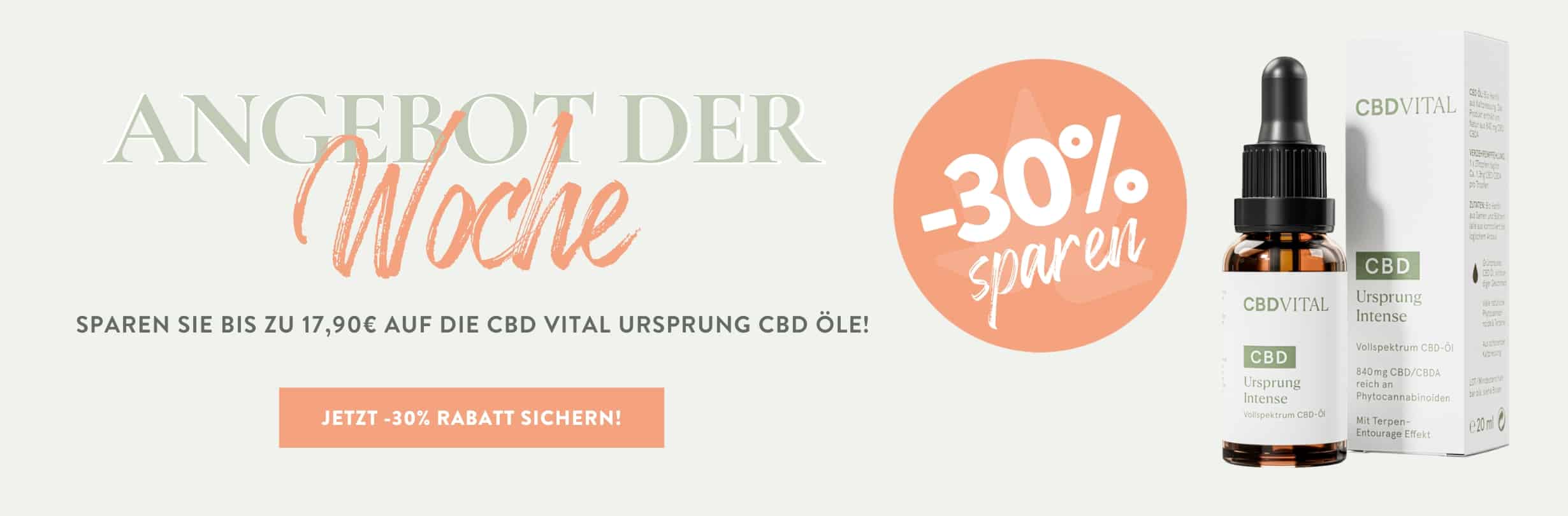 CBD Angebot der Woche