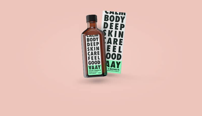 CBD Massageöl - Menü