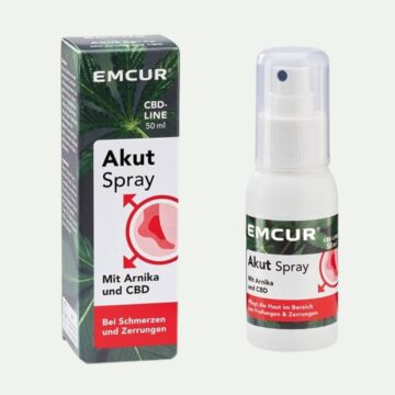 Emcur CBD Akut Spray mit Arnika und CBD
