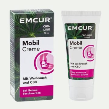 Emcur CBD Mobil Creme mit Weihrauch und CBD