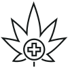 Medizinisches Cannabis - Icon