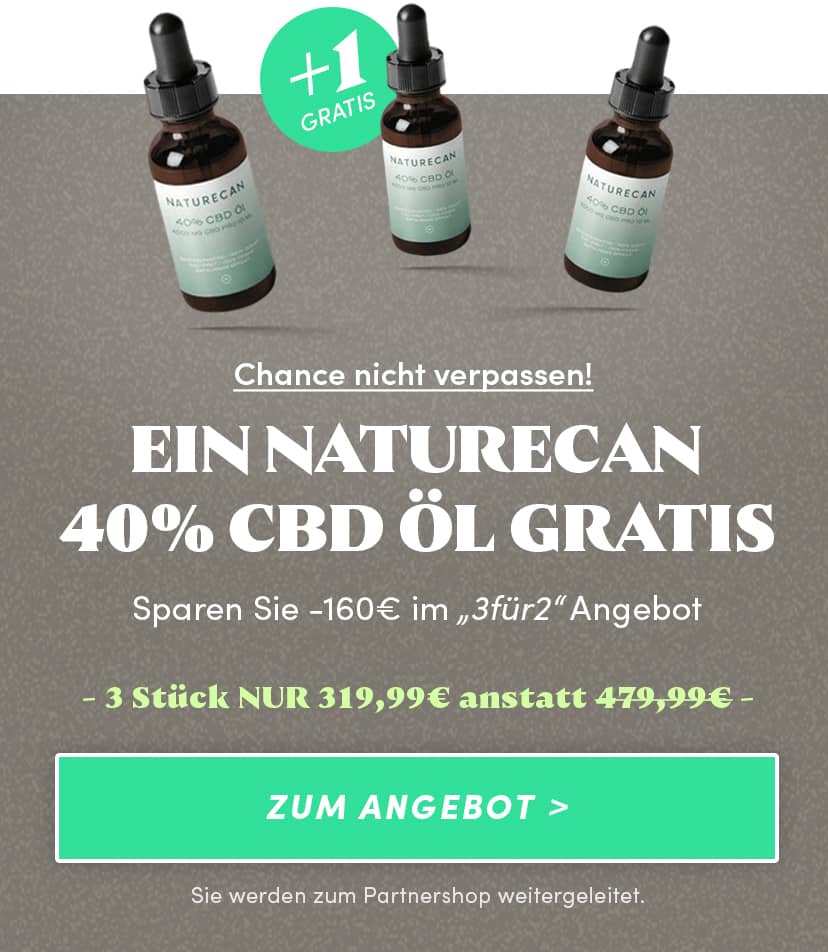 Naturecan CBD Öl 40% Angebot