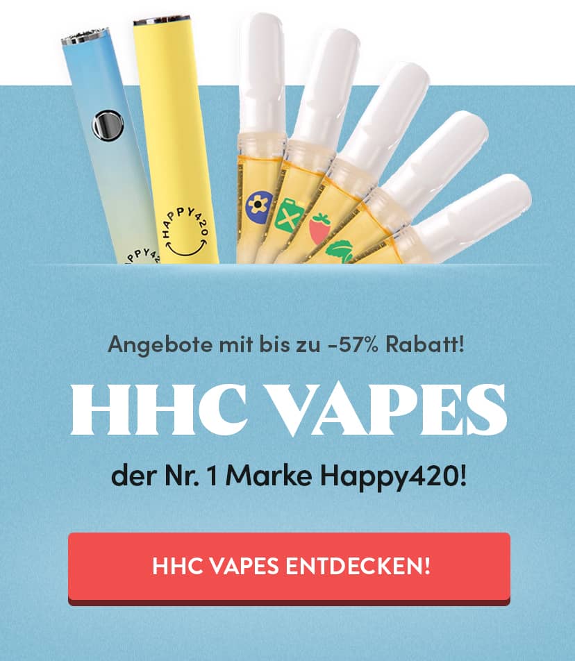 Happy420 HHC Vapes - Auswahl