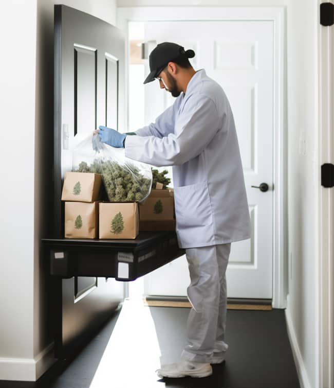 Medizinisches Cannabis, meist am selben Werktag verschickt