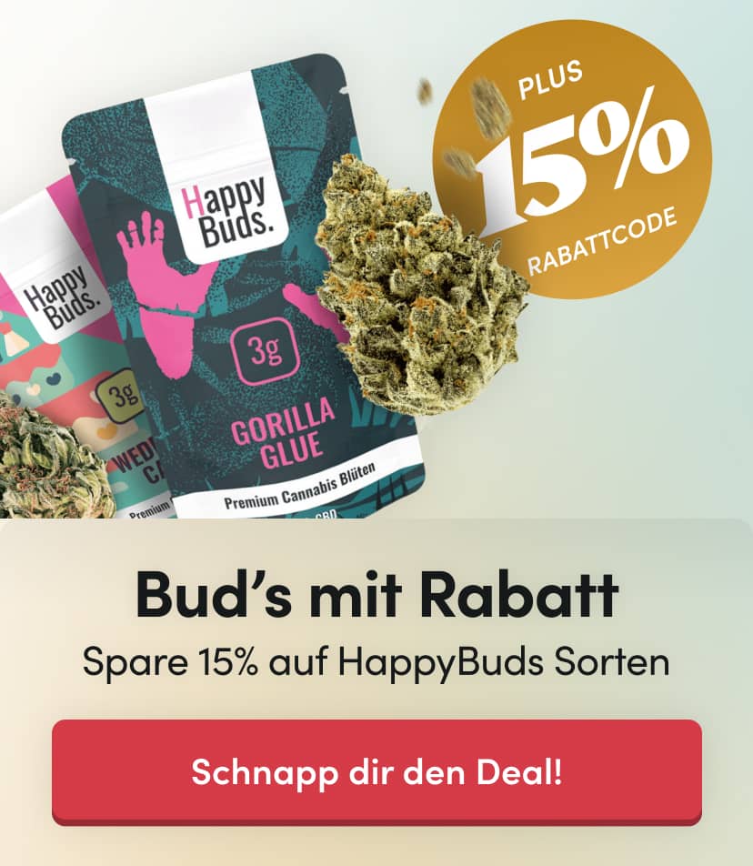 HappyBuds - Buds mit Rabatt