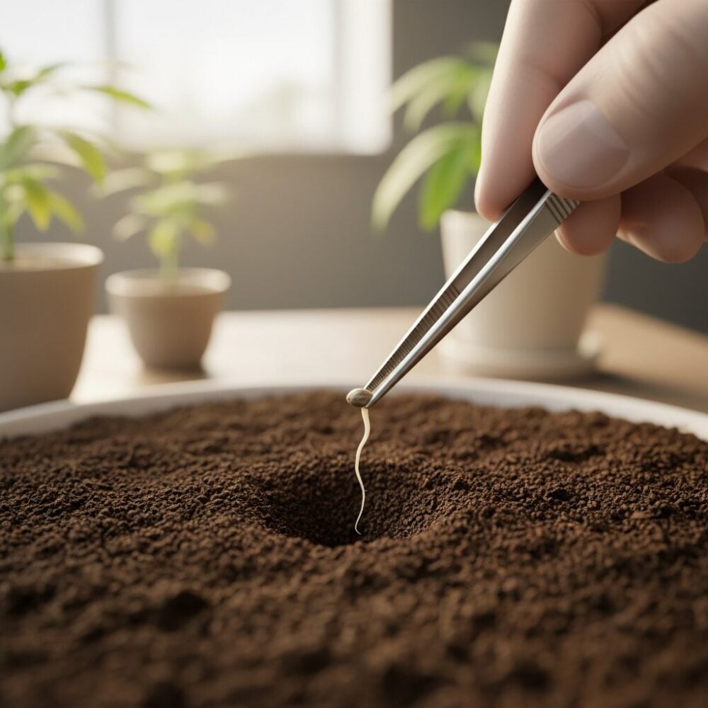 Cannabissamen einpflanzen