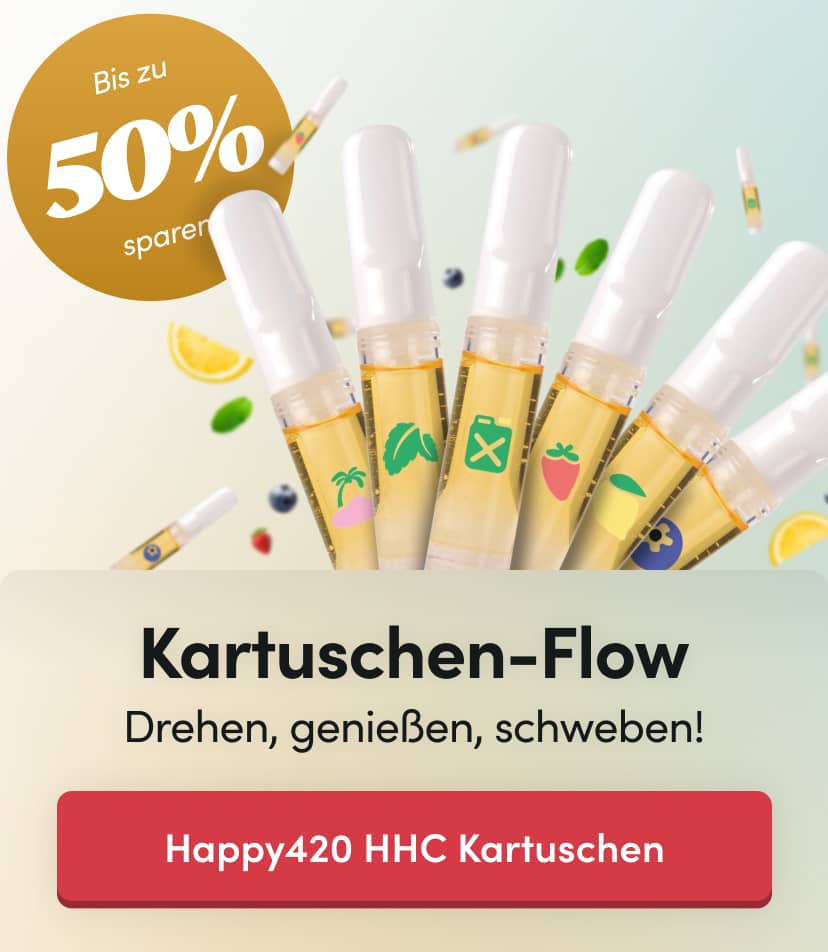 HHC Kartuschen - Übersicht von Happy420