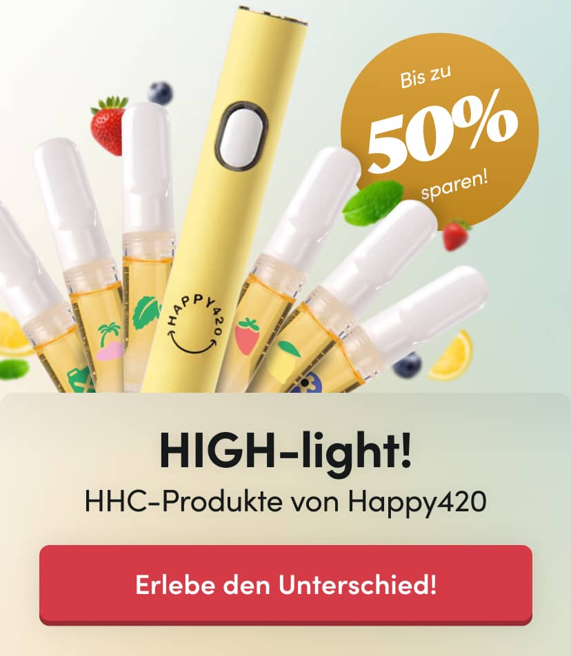 HHC Produkte von Happy420
