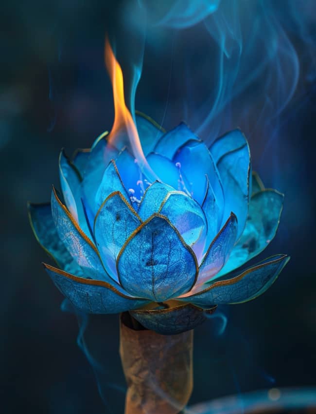 Rauchen des blauen Lotus: Berichte über stärkere Wirkung und Kombinationskonsum