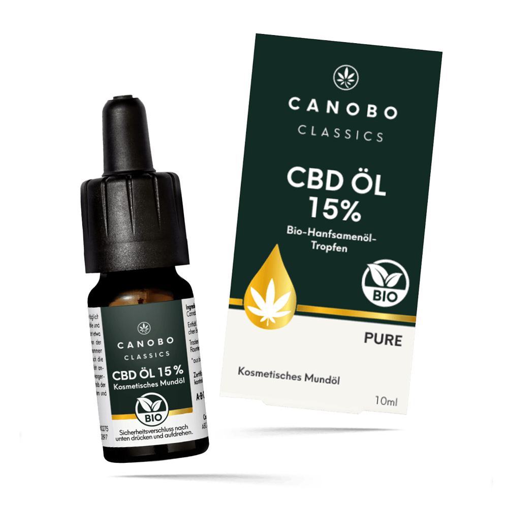 Canobo PURE 15% Bio CBD Öl