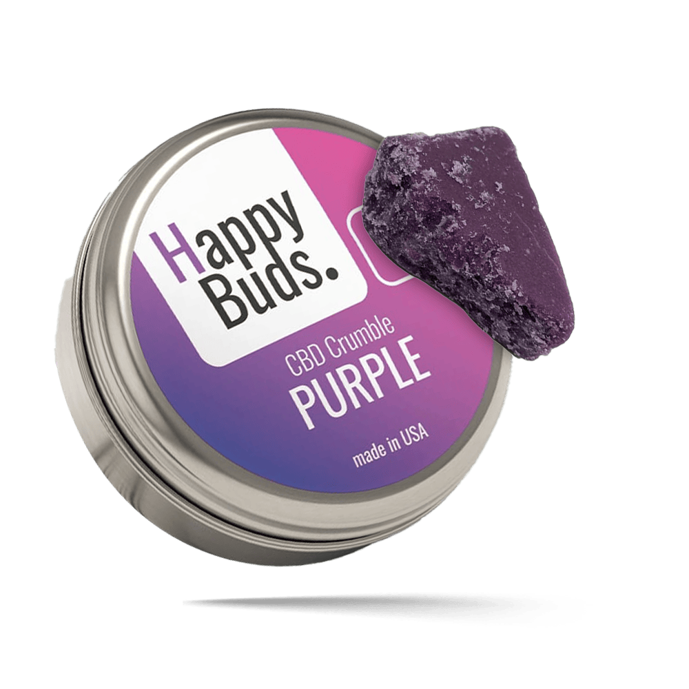 HappyBuds Purple CBD Crumble