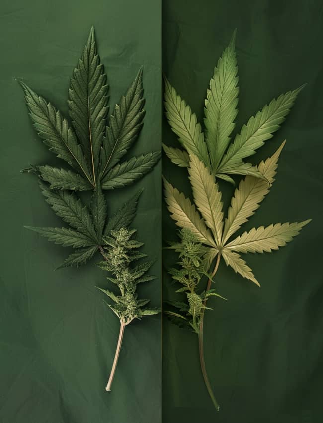 Unterschiede zwischen Sativa und Indica Cannabis Samen