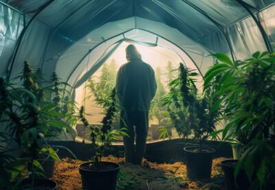 Cannabis Zelt