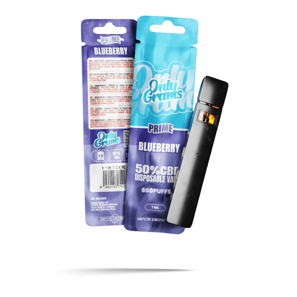 Only Grams CBD Vape Pen Blueberry