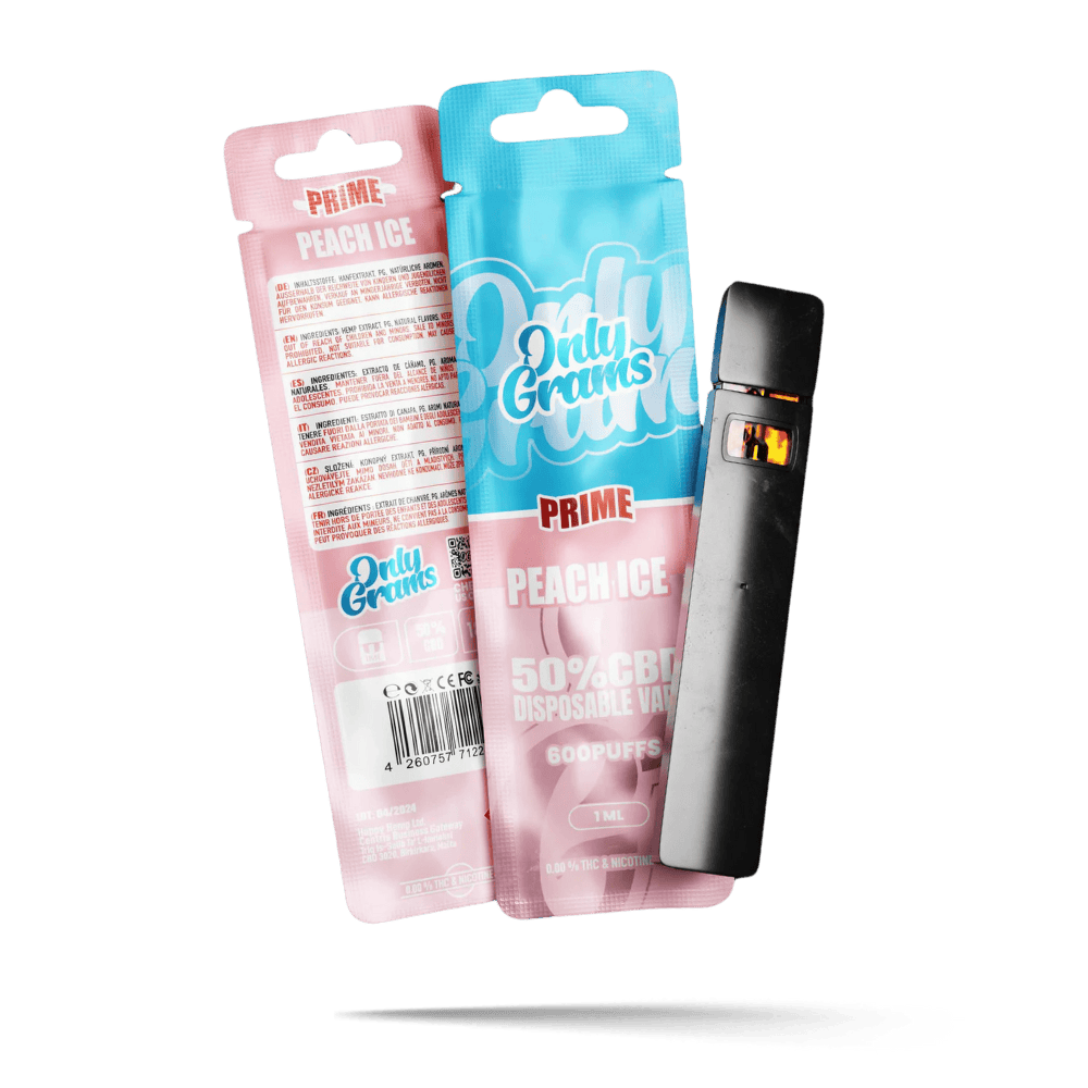 Only Grams CBD Vape Pen Peach Ice