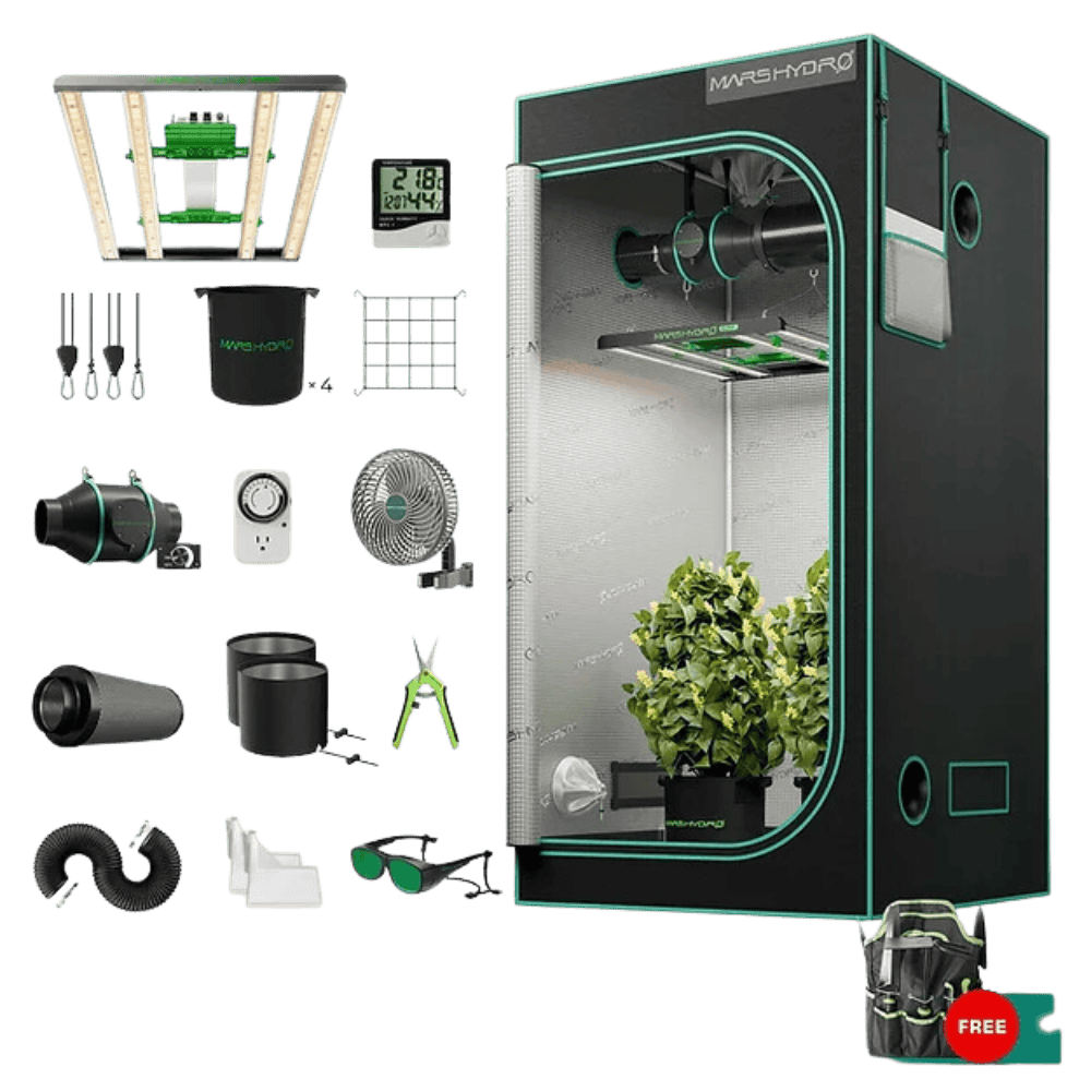 Mars Hydro Growbox Komplettset 100x100