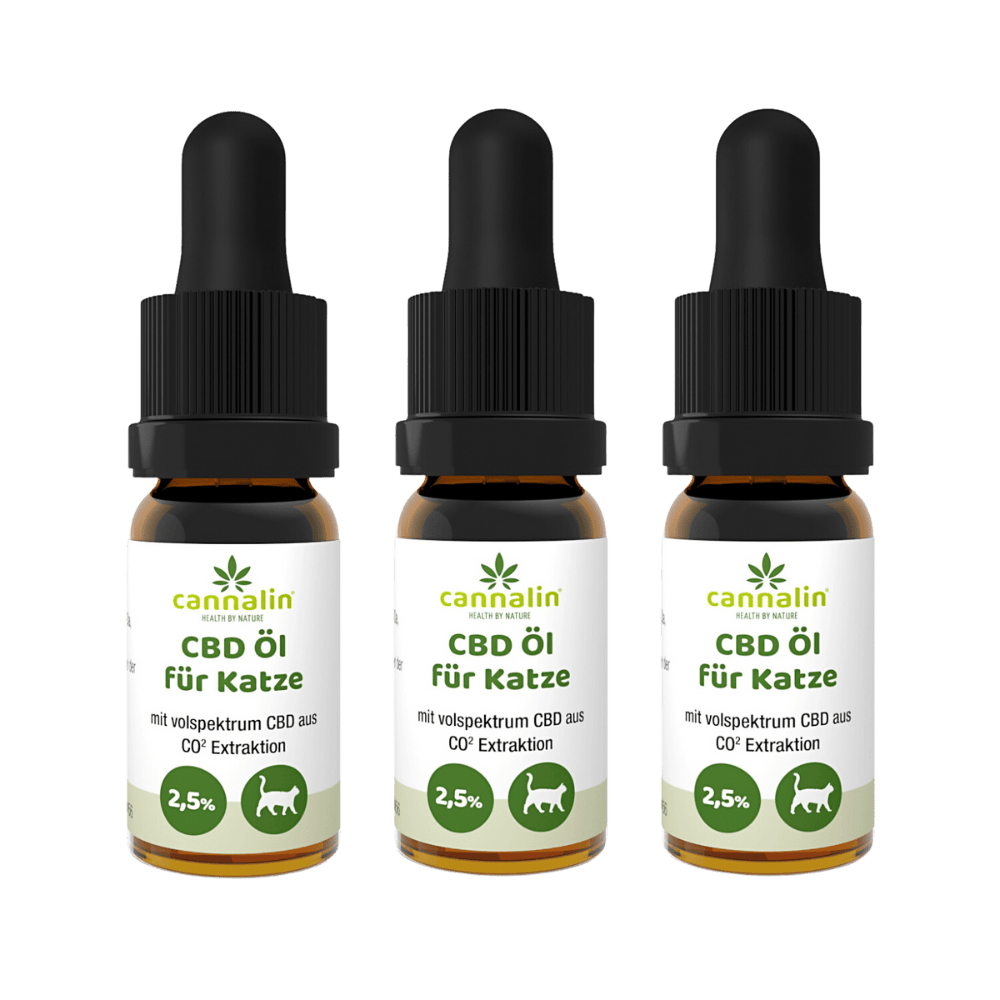 Cannalin CBD Öl für Katzen 3 für 2