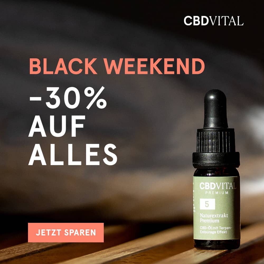 CBD VITAL Deals am Black Weekend