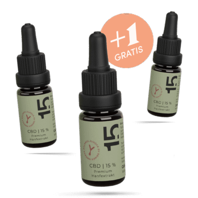 Cannaby CBD Öl 15% - 2+1 Spar-Angebot - Cannaby