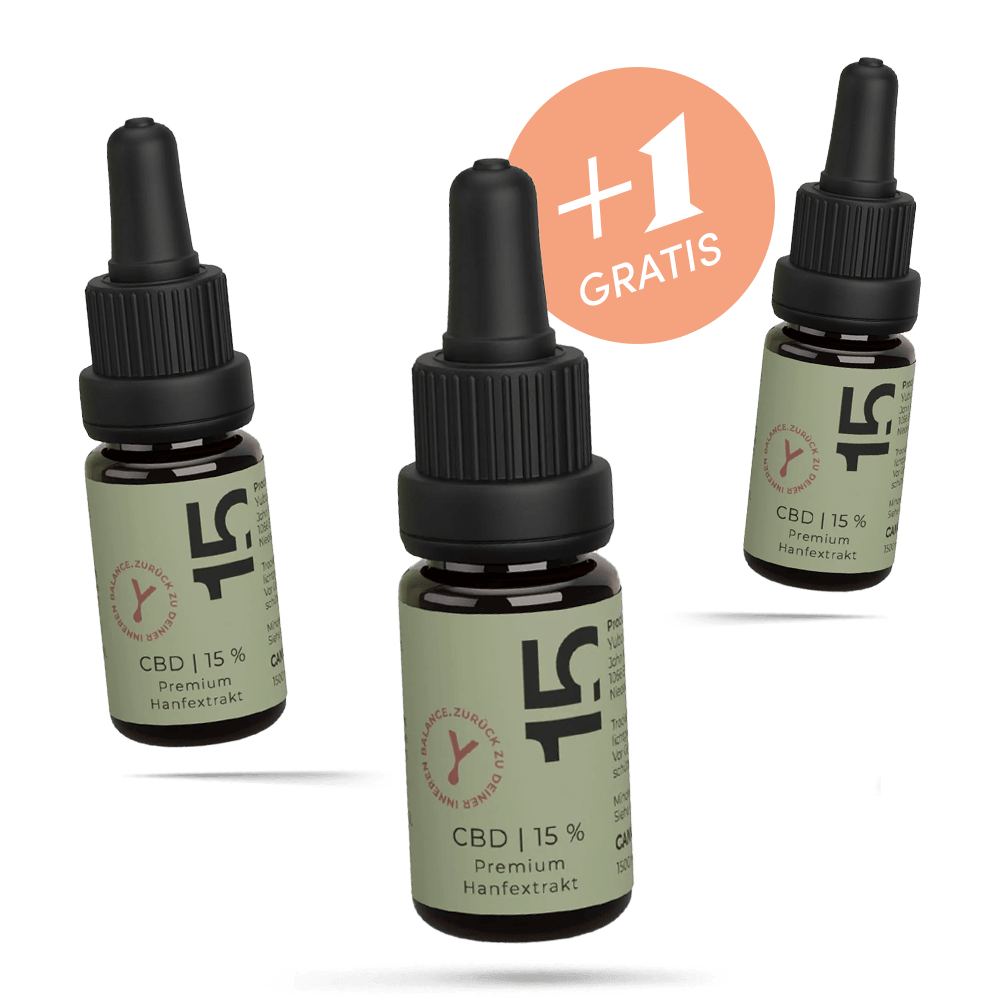 Cannaby CBD Öl 15% - 2+1 Spar-Angebot - Cannaby