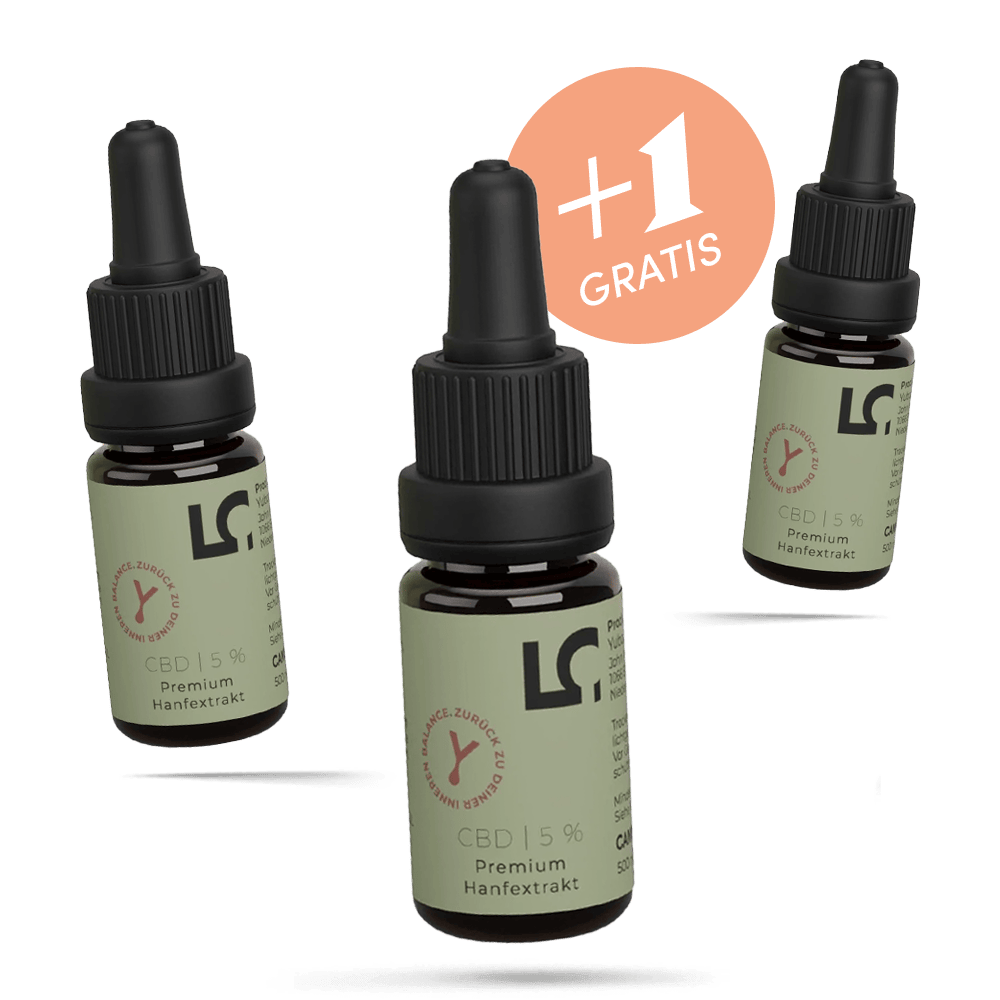 Cannaby CBD Öl 5% - 2+1 Spar-Angebot - Cannaby