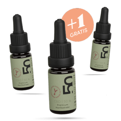 Cannaby CBD Öl 50% – 2+1 Spar-Angebot – Cannaby