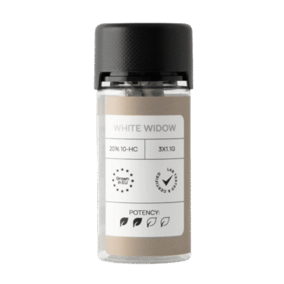 10-OH-HHC Prerolls Light White Widow - Nine Realms