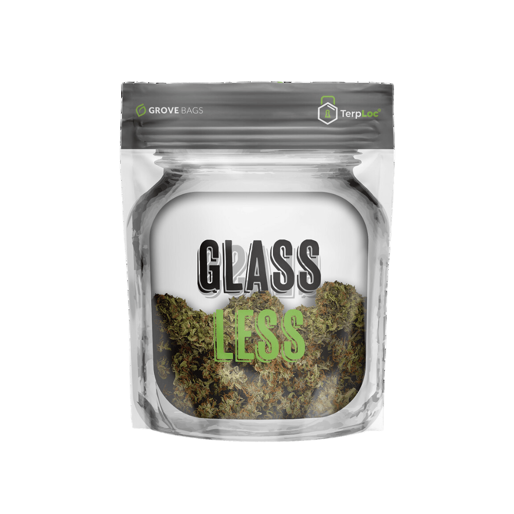 Grove Bags Glass Less TerpLoc 15gr Beutel mit Sichtfenster 12