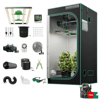 Mars Hydro FC-3000 EVO Grow Set - Komplettpaket 100x100 mit 4 Zoll Abluft - Schwaben Terps Shop