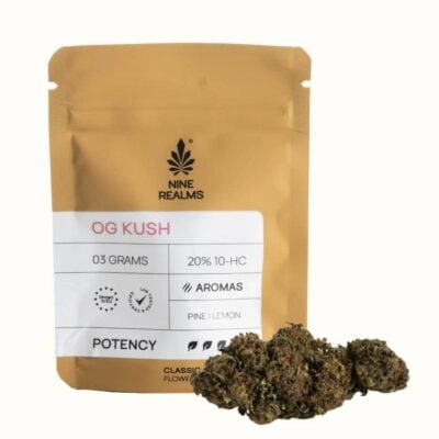 Nine Realms OG Kush 10-OH-HHC Blüten