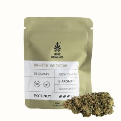 Nine Realms White Widow 10-OH-HHC Blüten