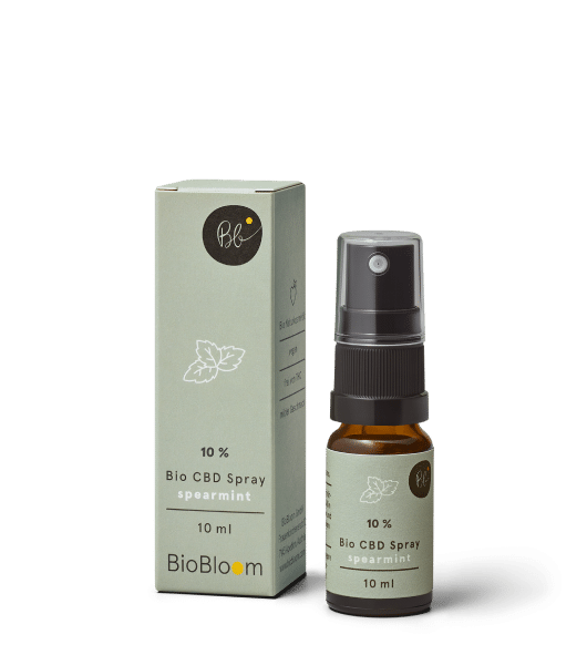10% Bio CBD Spray spearmint 10ml - BioBloom