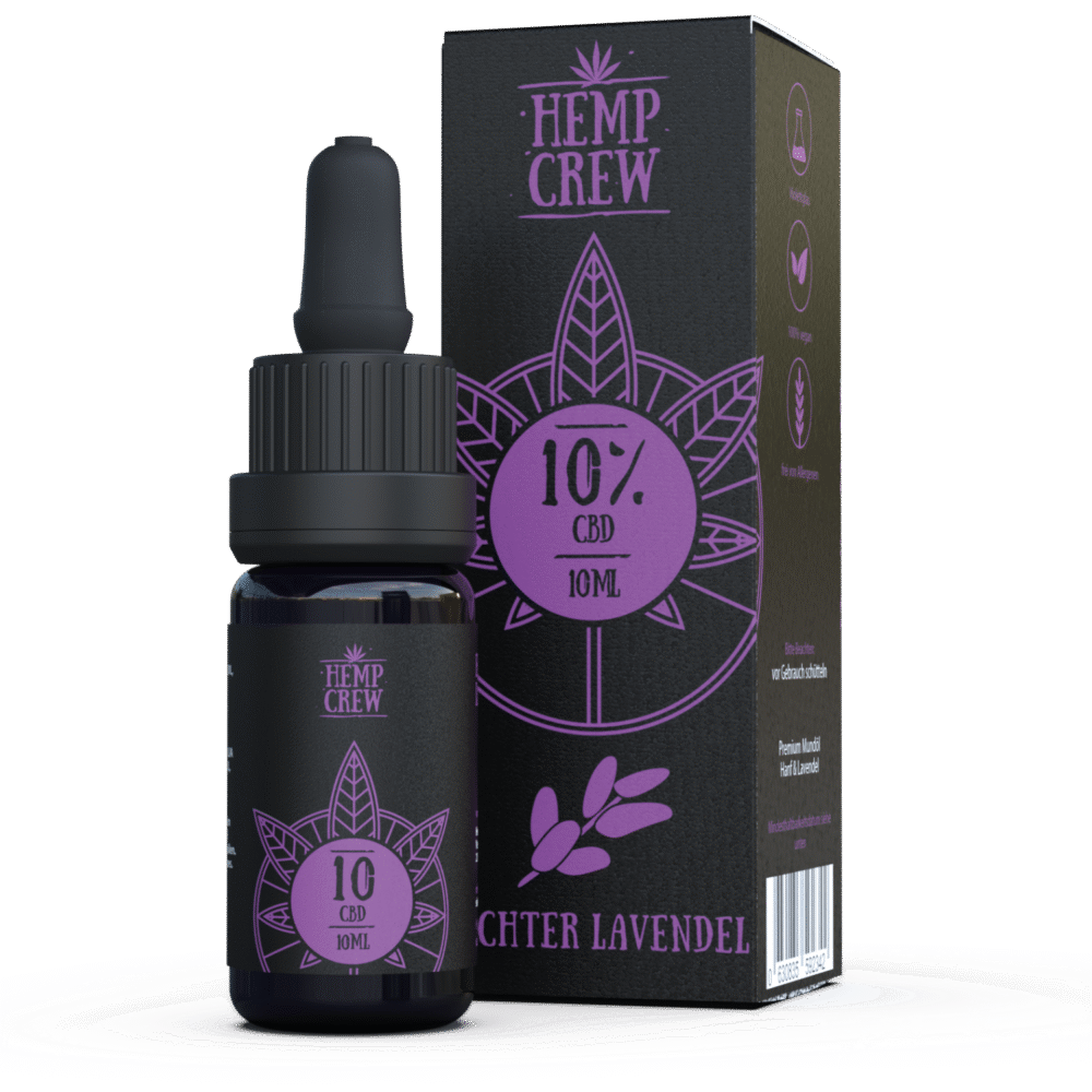 10% CBD Öl Echter Lavendel - HempCrew