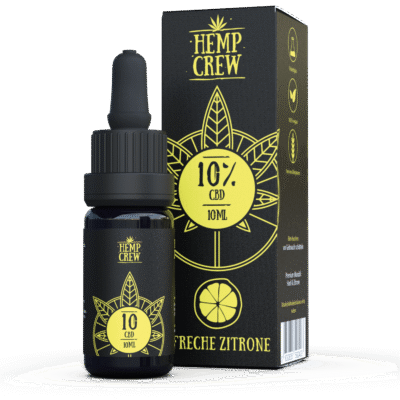 10% CBD Öl Freche Zitrone - HempCrew