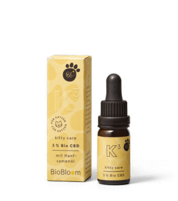 3% Bio CBD Öl für Katzen kitty care - BioBloom