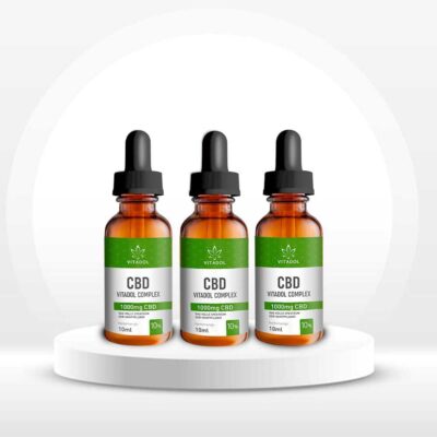 3 x Vitadol Complex CBD Öl 10% 10ml - CBDwelt