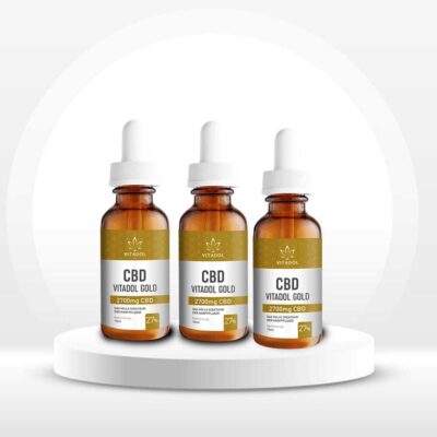 3 x Vitadol Gold CBD Öl 27% 10ml - CBDwelt