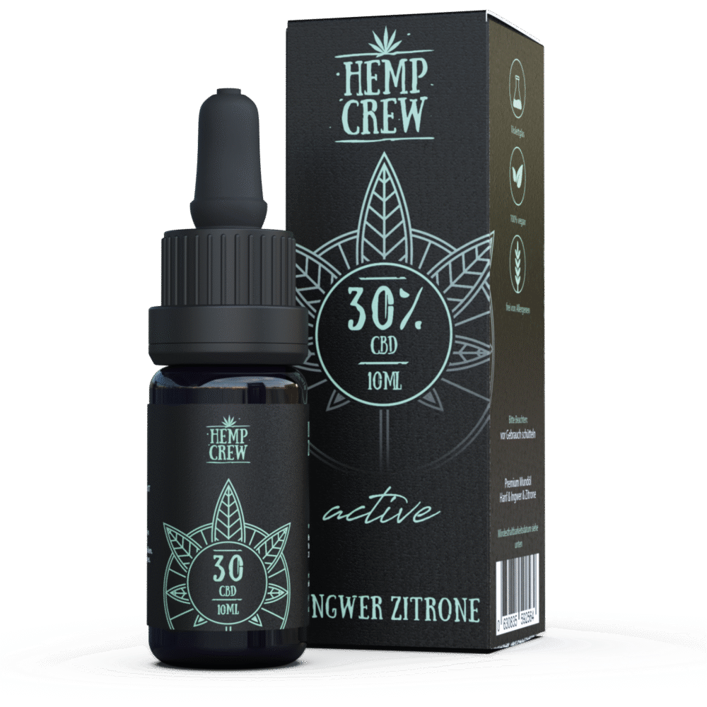 30% CBD Öl Ingwer / Zitrone - HempCrew