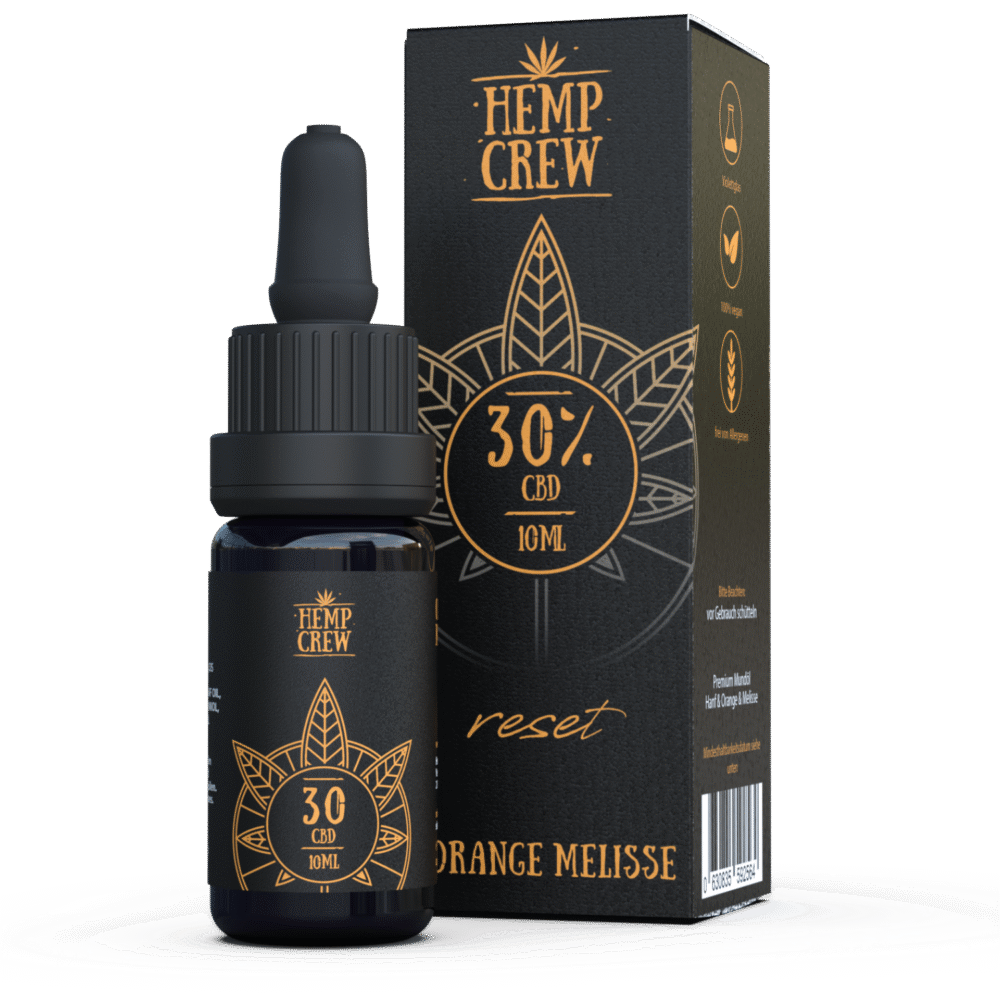 30% CBD Öl Orange / Melisse - HempCrew