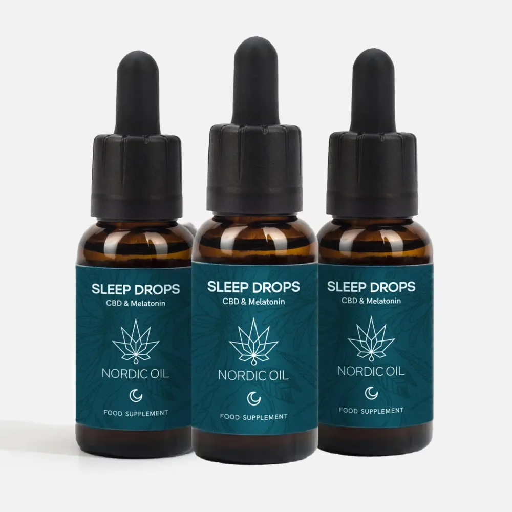 3FÜR2 CBD Schlaftropfen mit Melatonin - Nordic Oil
