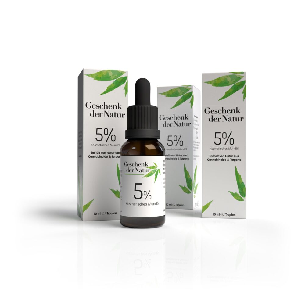 3x Geschenk der Natur CBD Öl 5% - Hempamed