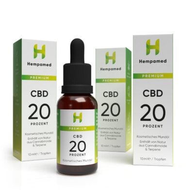 3x Premium CBD Öl 20% - Hempamed