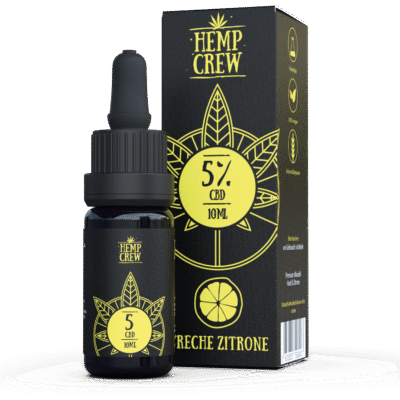 5% CBD Öl Freche Zitrone - HempCrew