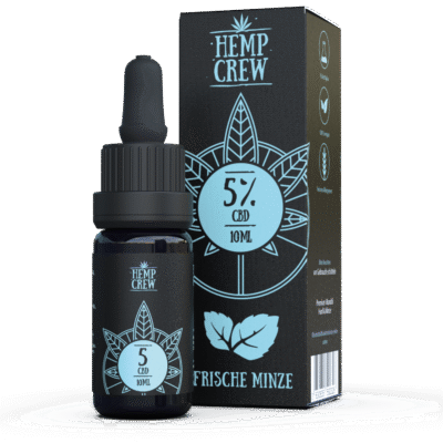5% CBD Öl Frische Minze - HempCrew
