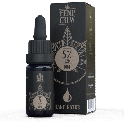 5% CBD Öl Hanf Natur - HempCrew