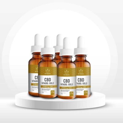 5 x Vitadol Gold CBD Öl 27% 10ml - CBDwelt