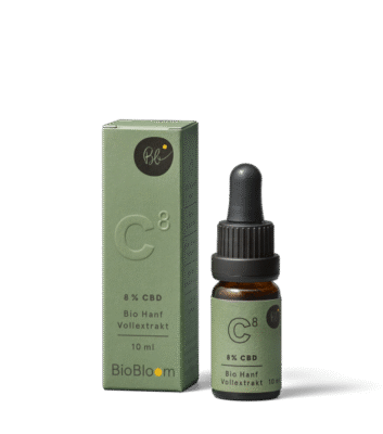 8% Bio CBD Öl 10 ml - BioBloom