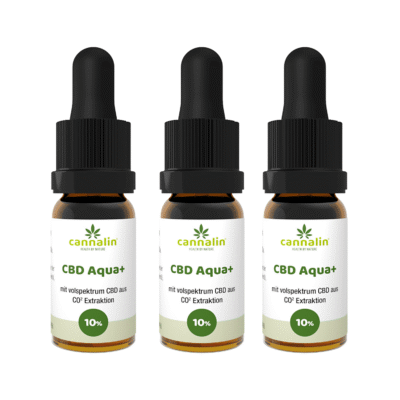 Aqua CBD 10% Angebot 10ml 3 zum Preis von 2 - Cannalin
