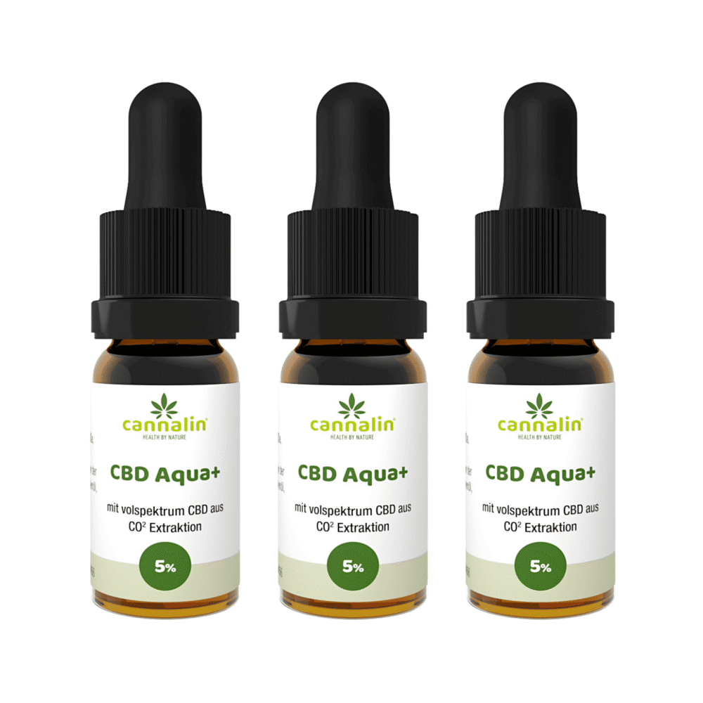 Aqua CBD 5% Angebot 10ml 3 zum Preis von 2 - Cannalin